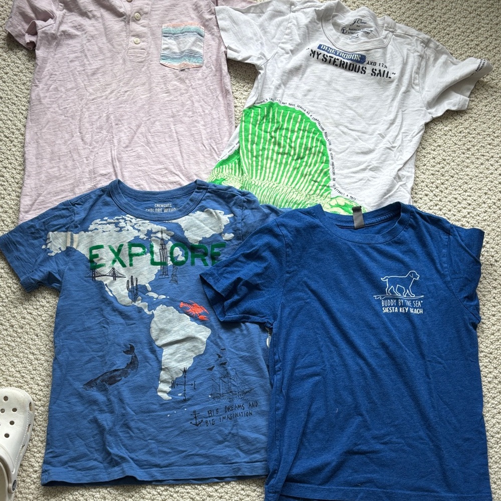 Crewcuts T shirt bundle, size 8